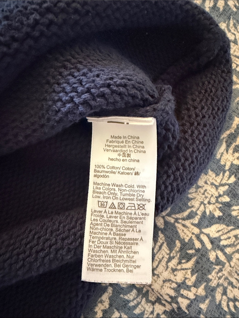 J. Crew Navy Rollneck Sweater size L - Picture 5 of 5